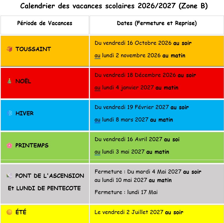 calendrier